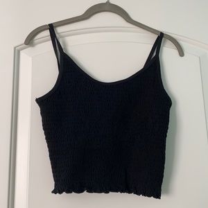 Smocked lettuce edge tank